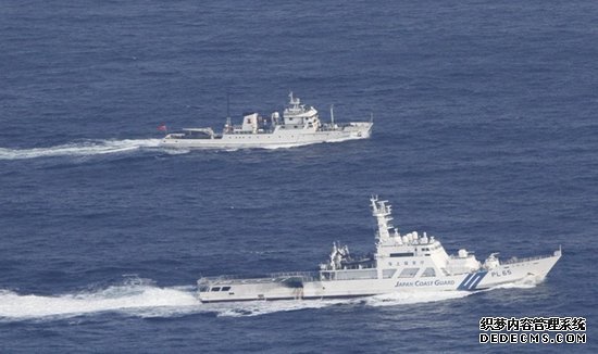 我国12艘公务船同时在钓鱼岛海域巡航执法